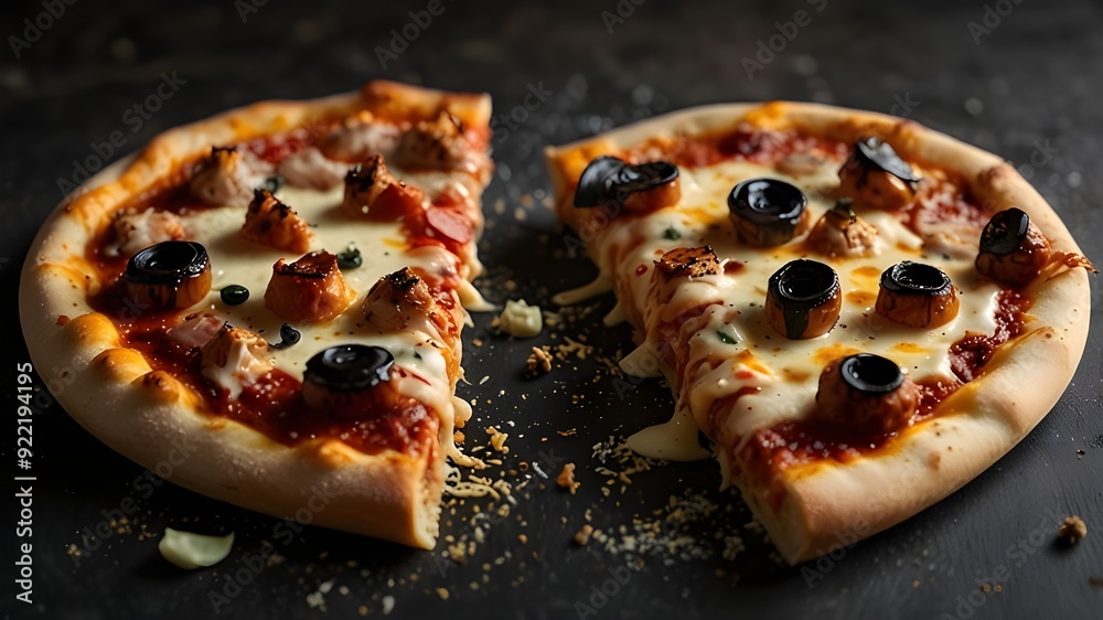 Let your taste buds travel to Italy with this visually descriptive set of pizzas, each one bursting with authentic Italian flavors. From the rich and creamy pesto pizza to the bold and hearty fajita Let your taste buds travel to Italy with this visually descriptive set of pizzas, each one bursting with authentic Italian flavors. From the rich and creamy pesto pizza to the bold and hearty fajita