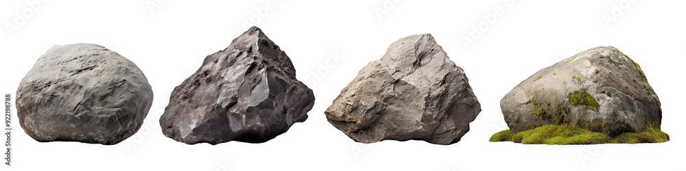 Rock stone png cut out element set Rock stone png cut out element set