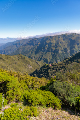 Obraz na płótnie Landscape on the high plateaus of the Madeira mountain range w salonie