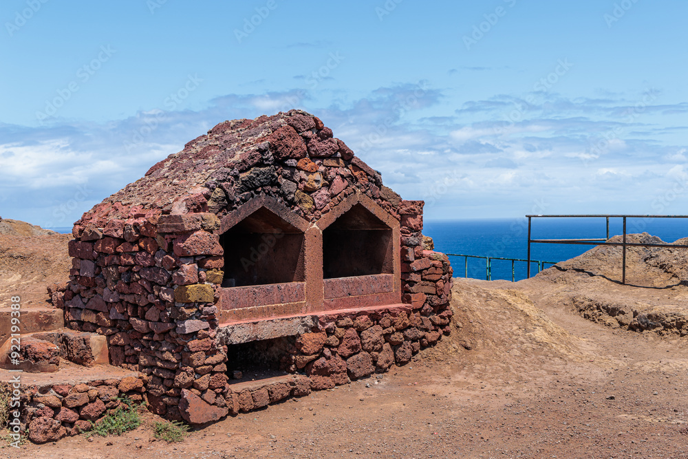 Landscape around Canical viewpoint on Madeira island