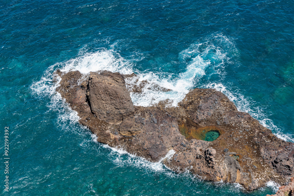 Landscape around Canical viewpoint on Madeira island