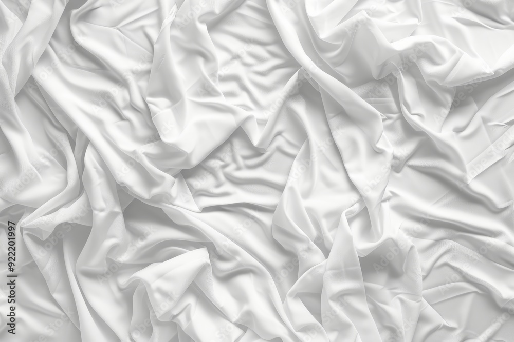 Abstract_white_wrinkled_bedding_sheet_fabric Abstract_white_wrinkled_bedding_sheet_fabric