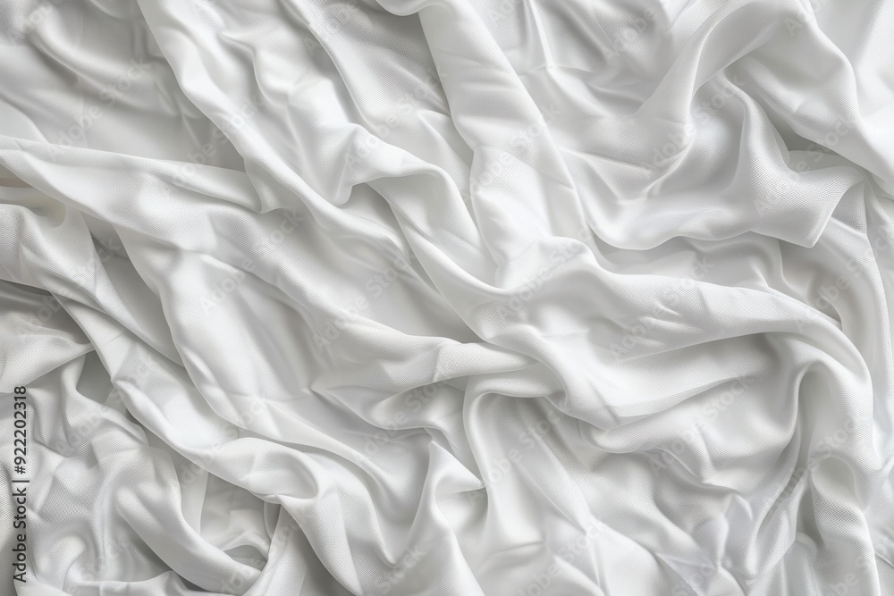 Abstract_white_wrinkled_bedding_sheet_fabric Abstract_white_wrinkled_bedding_sheet_fabric