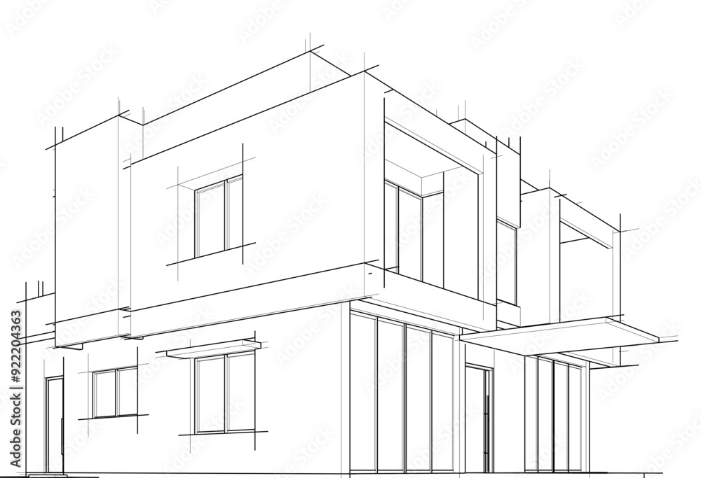 sketch of building sketch of building