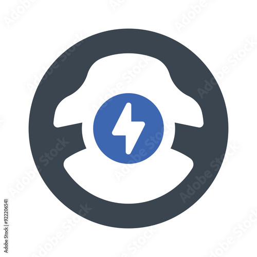 Electric car staring