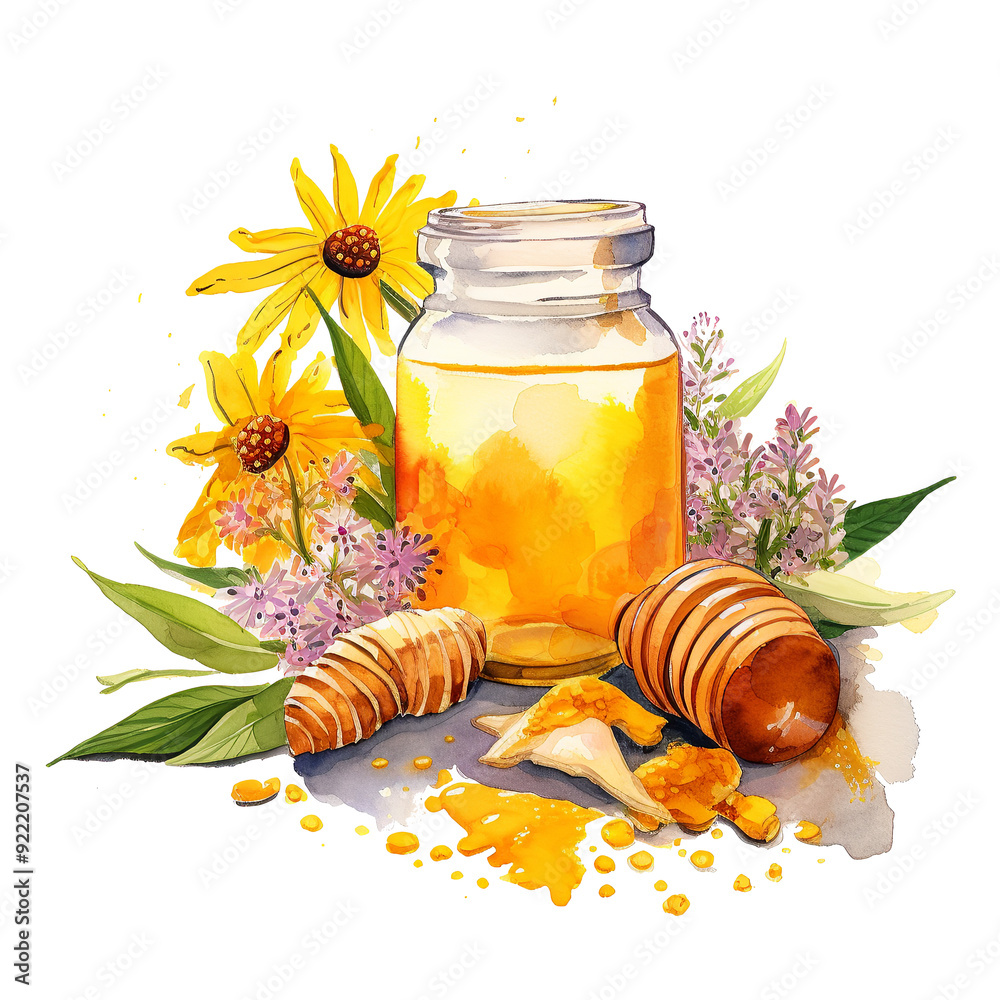 honey and flowers honey and flowers