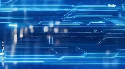 Futuristic Biometric Palm Scan Transitioning to Digital Cyberspace