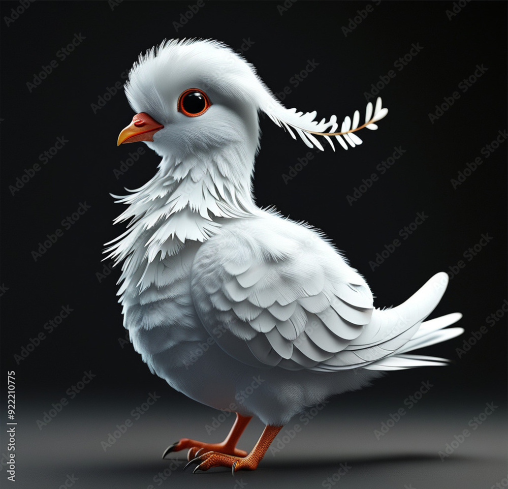 white pigeon on black background white pigeon on black background