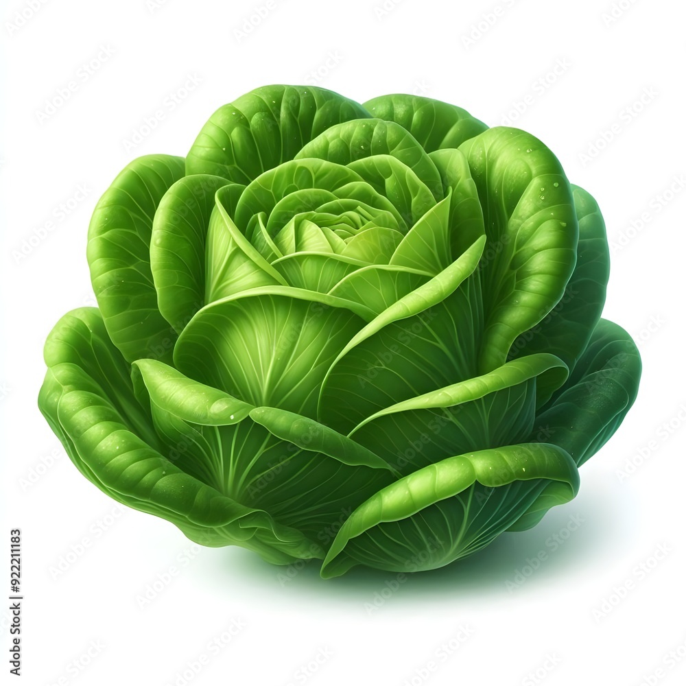 green butter lettuce vegetable or salad isolated on white back ground green butter lettuce vegetable or salad isolated on white back ground