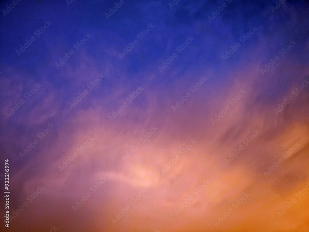 Obraz premium Bunter Abendhimmel