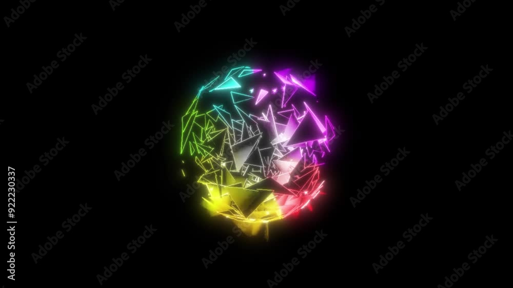 Dance ball, color beam, vj loop Dance ball, color beam, vj loop