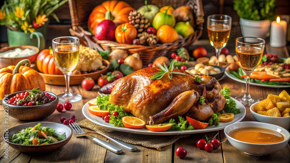 Feasting Together: Traditional Thanksgiving Joy. Perfect for: Thanksgiving, Family Gatherings, Holiday Feasts, Autumn Feasting Together: Traditional Thanksgiving Joy. Perfect for: Thanksgiving, Family Gatherings, Holiday Feasts, Autumn
