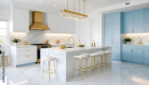 Photo interior modern design room 3d illustration