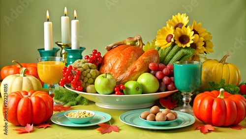 Vector Thanksgiving Day Element Design. Perfect for: Thanksgiving, Vector Illustrations, Holiday Decor, Digital Art