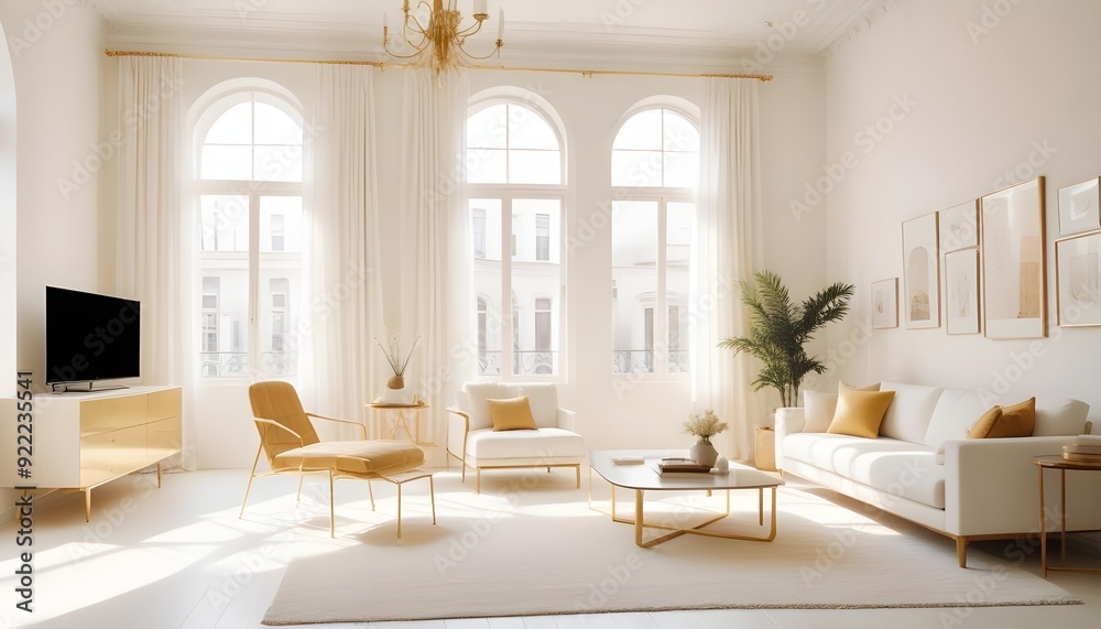 Photo interior modern design room 3d illustration Photo interior modern design room 3d illustration
