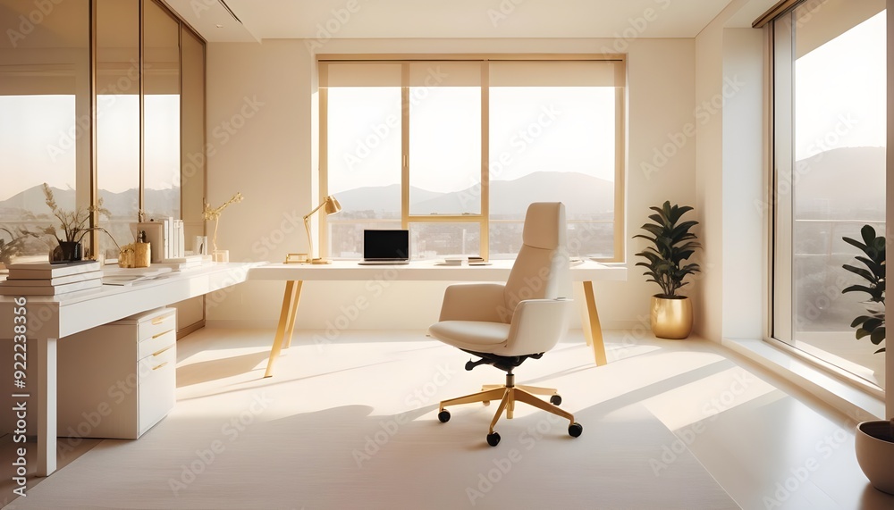 Photo interior modern design room 3d illustration Photo interior modern design room 3d illustration