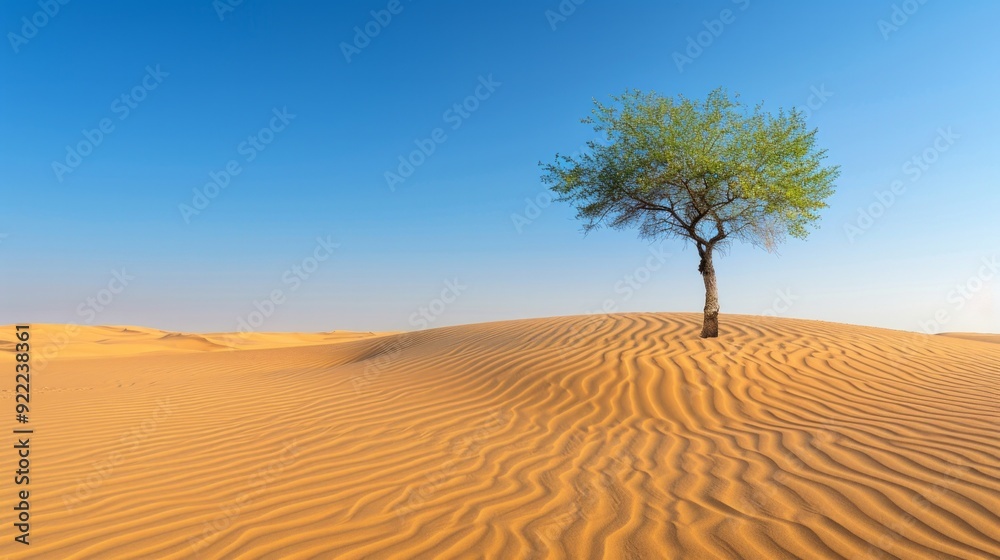 tree in the sand dunes