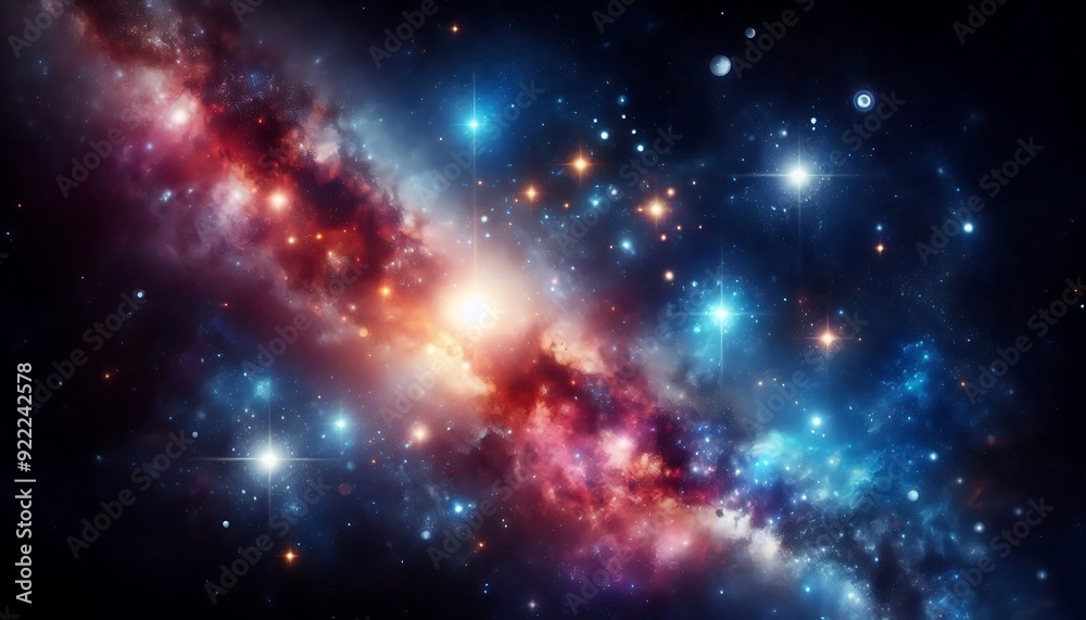 Fototapeta premium Space background