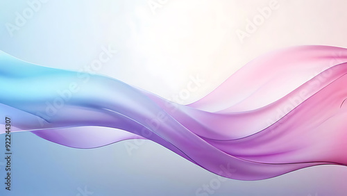 Animated background with flowing lines and gradients in soft pastel colors