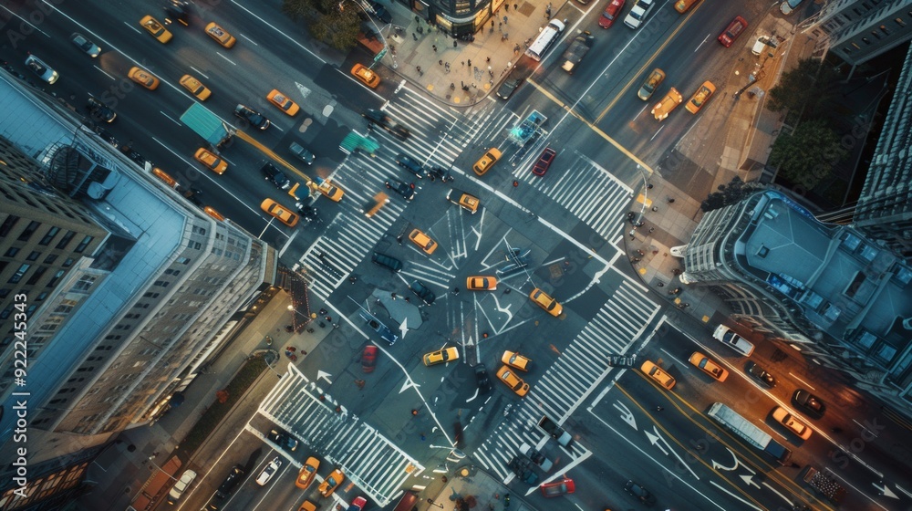 Fototapeta premium Traffic jam on the road