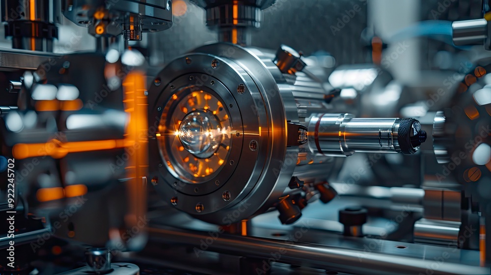 A quantum computing lab integrated with AI-driven diagnostic tools, highlighting the synergy between artificial intelligence and quantum technology.
