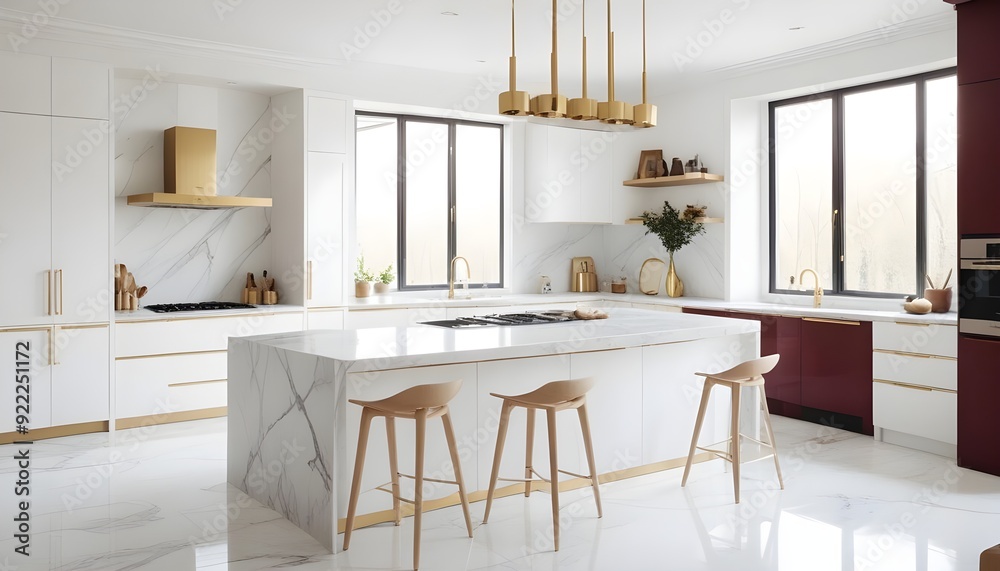 Photo interior modern design room 3d illustration Photo interior modern design room 3d illustration
