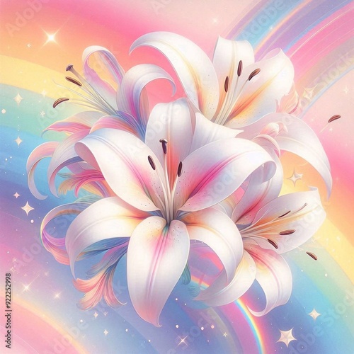 Lilien Hintergrund
