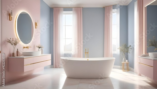 Photo interior modern design room 3d illustration