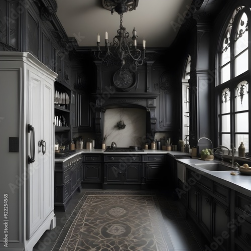 gothic modern kitchen