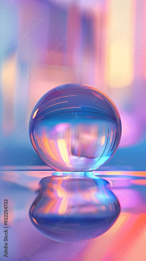 Digital science fiction sphere universe scene poster background Digital science fiction sphere universe scene poster background