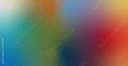 bright grainy textured background red blue yellow green noise gradient backdrop header banner poster design