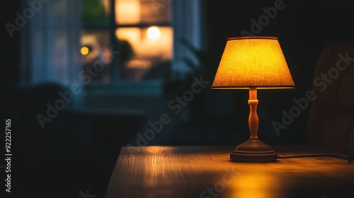 Table Lamp with Warm Light