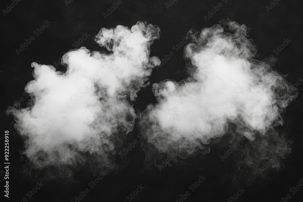 Realistic isolated smoke effect on a transparent background. Fog or clouds for decoration with realistic effects. Realistic isolated smoke effect on a transparent background. Fog or clouds for decoration with realistic effects.