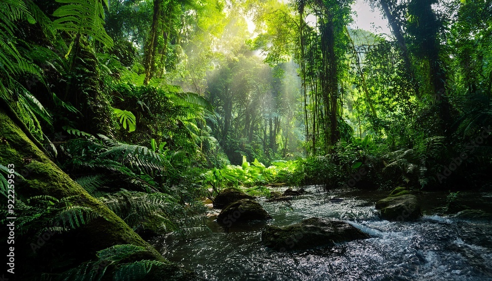 Obraz premium Take a guided jungle expedition.