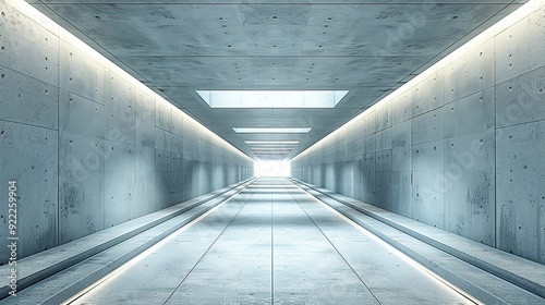 White minimal architecture building background empty wide space  