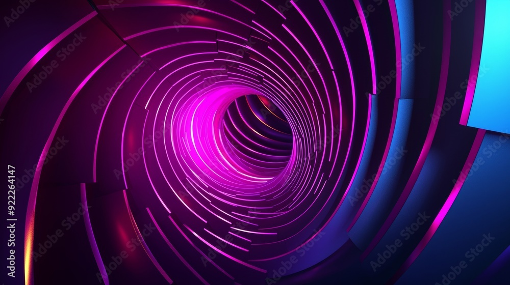 Future technology abstract background. Neon glowing rays, network, big data, data center, server, internet, speed. 3D rendered. Future technology abstract background. Neon glowing rays, network, big data, data center, server, internet, speed. 3D rendered.