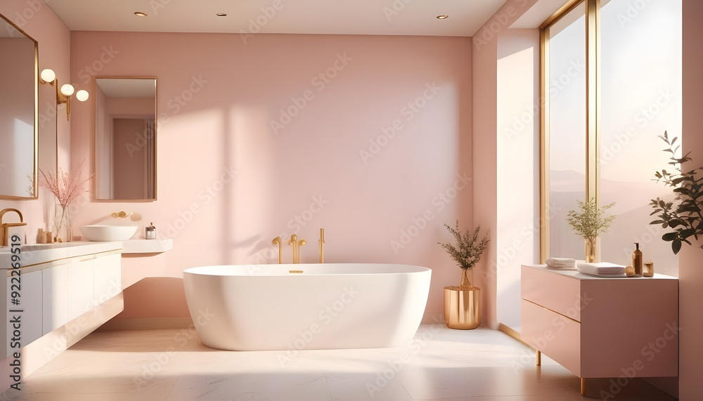Photo interior modern design room 3d illustration Photo interior modern design room 3d illustration