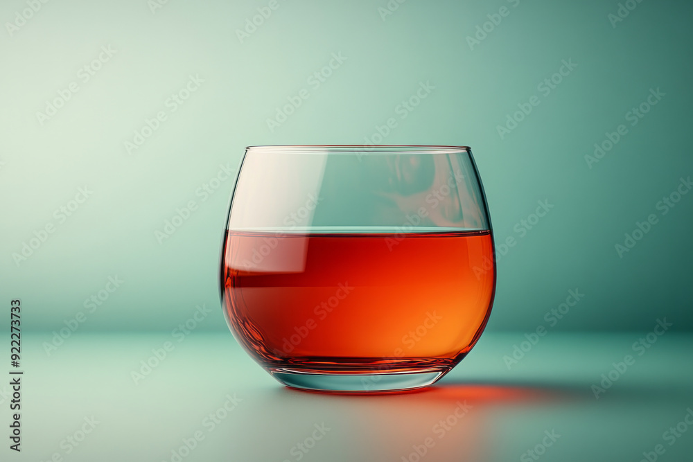 A glass of cranberry juice, supportive of liver function, isolated on a pastel green background, A glass of cranberry juice, supportive of liver function, isolated on a pastel green background,