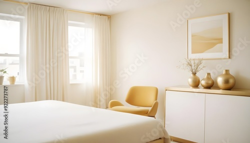Photo interior modern design room 3d illustration
