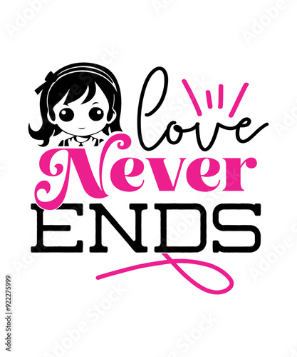 love never ends svg