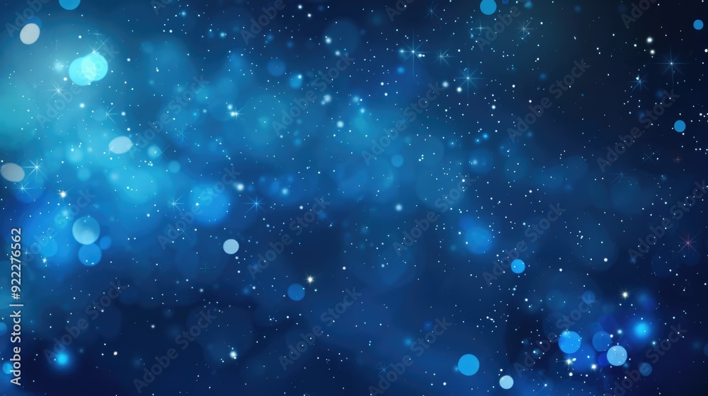 Abstract blue blurry unfocused sparkle glitter blue bokeh background wallpaper with copy space. Blue Christmas glitter design background. Abstract blue blurry unfocused sparkle glitter blue bokeh background wallpaper with copy space. Blue Christmas glitter design background.