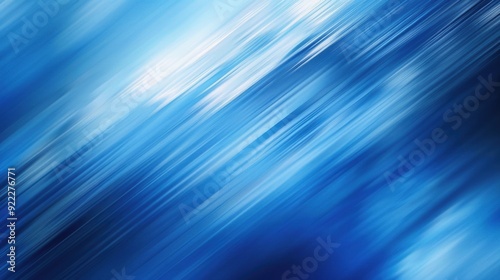 Abstract blue background, curvy blue pattern background, Technology, defocused blue gradient.