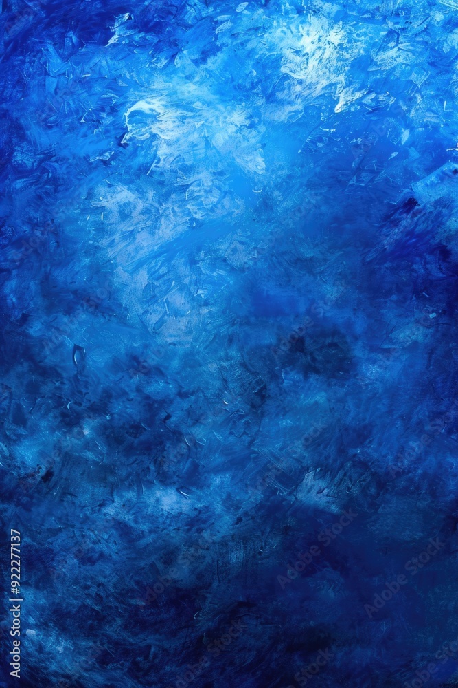 Obraz premium Abstract blue background, curvy blue pattern background, Technology, defocused blue gradient.