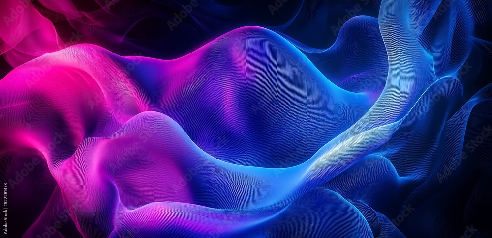 Fototapeta premium Abstract Electric Waveforms