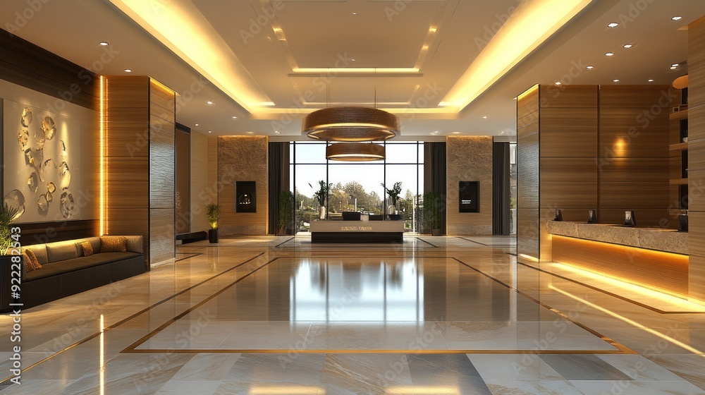 Luxurious Hotel Lobby Interior Design Luxurious Hotel Lobby Interior Design
