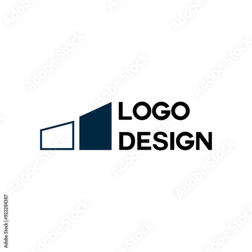 colorful business company simple logo design photo