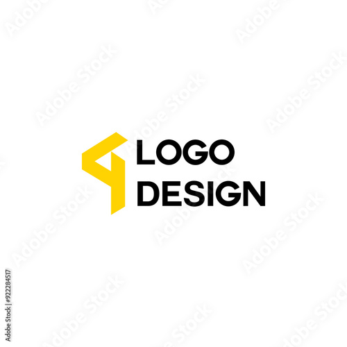 colorful business company simple logo design photo