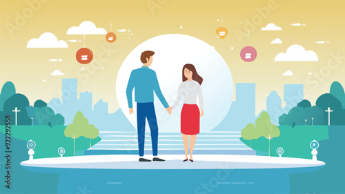 couple in the city