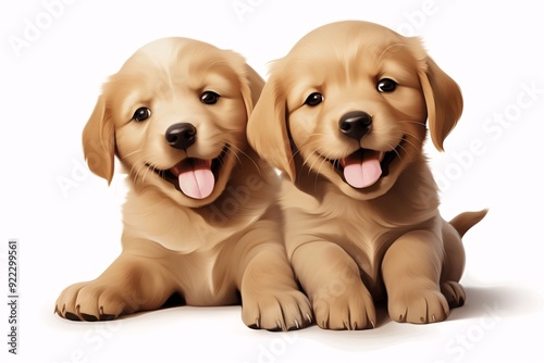 two puppies of puppies