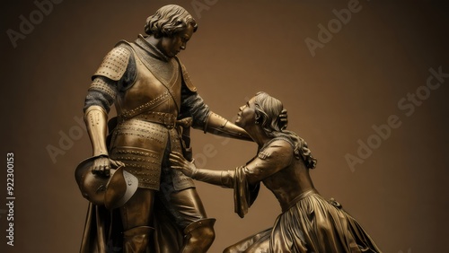 Eternal Parting of Medieval Lovers

